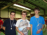finale interprovinciale de badminton du 24-04 à Enghien. {JPEG}