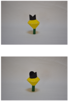 Bouteille - sèche-cheveux - abat-jour