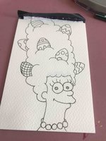 "Marge Simpson pour Pâques" Azeline
