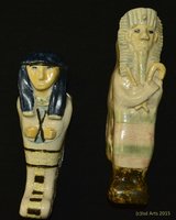 Sarcophage et vases canopes : Modelage et colombins en terre, cuite et (...)