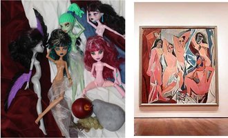 Reproduction d'une oeuvre d'art, Emeline